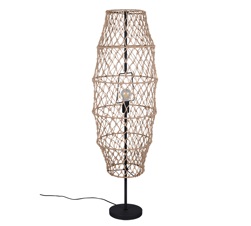 Põrandalamp E27 Naturaalne viimistlus - Image 2