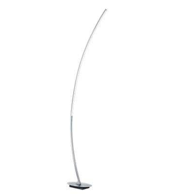 Soolo LED põrandavalgusti hõbedane