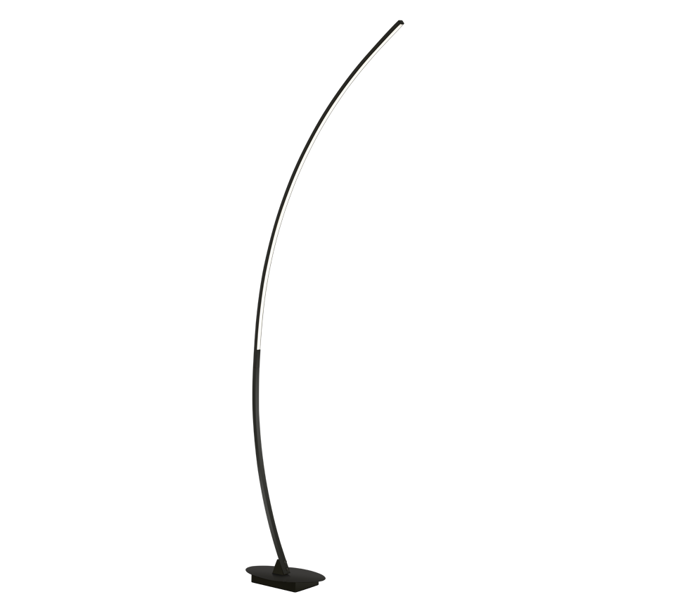 Soolo LED põrandavalgusti must