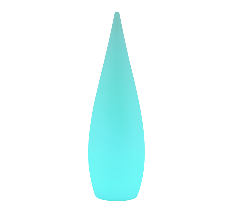 Palmas LED põrandavalgusti 120 cm RGBW kaugjuhtimispuldiga valge - Image 3