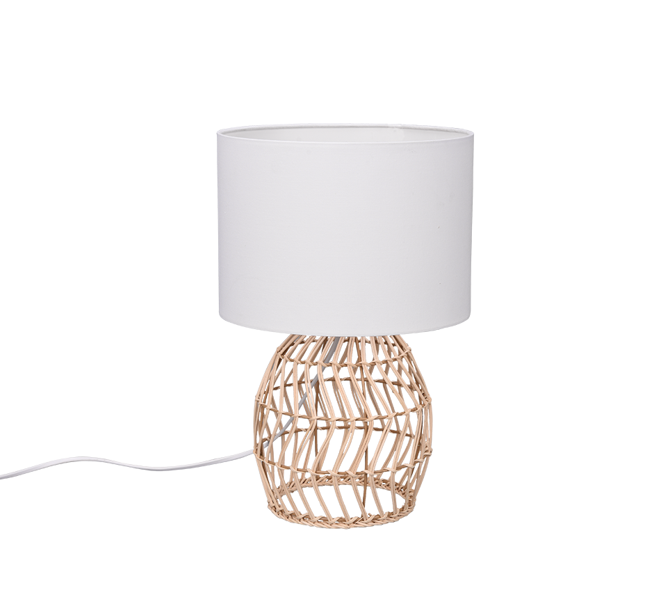 Rike lauavalgusti E27 naturaalne värv/punutud rattan - Image 3