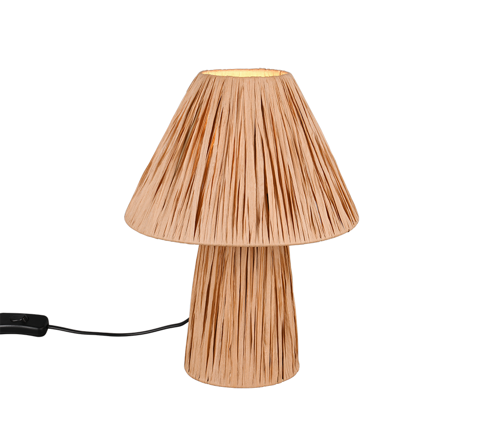 Anea laualamp 2xE14 naturaalne värv/punutud rattan