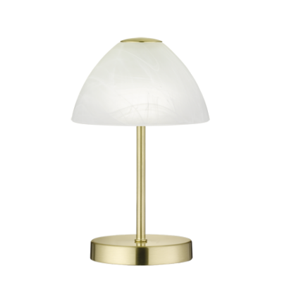 Kuninganna LED laualamp matt messing