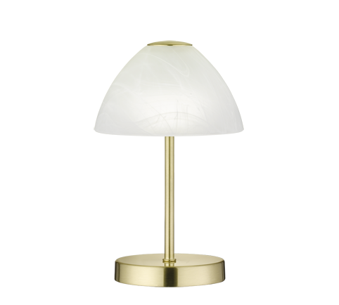 Kuninganna LED laualamp matt messing