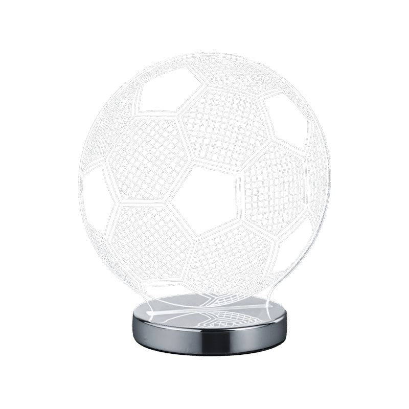 Hõbedane LED laualamp