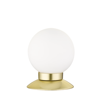 LED laualamp matt messing