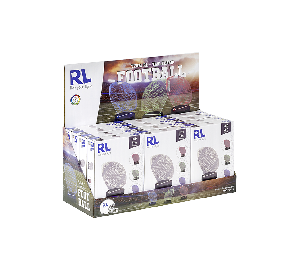 Jalgpalli LED laualamp must RGBW - Image 6