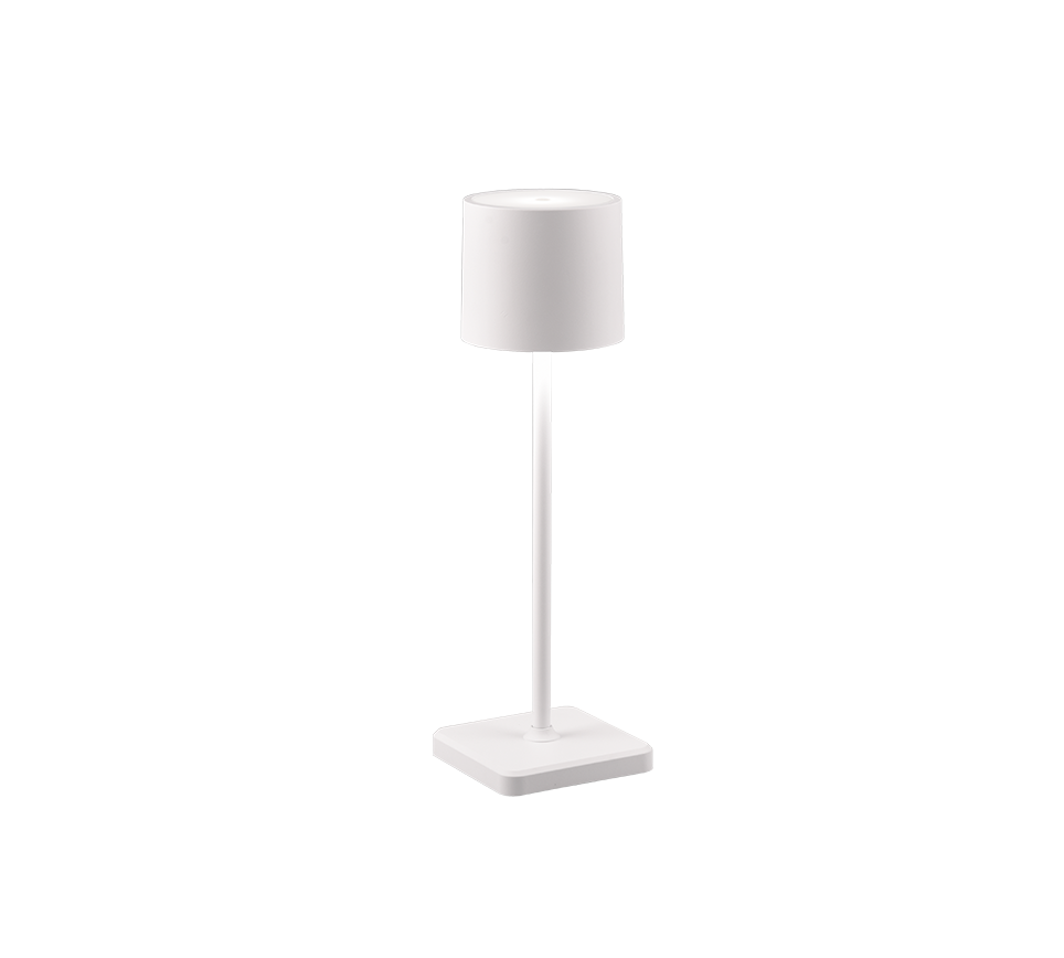 Välistingimustes kasutatav LED laualamp matt valge laaditav - Image 7