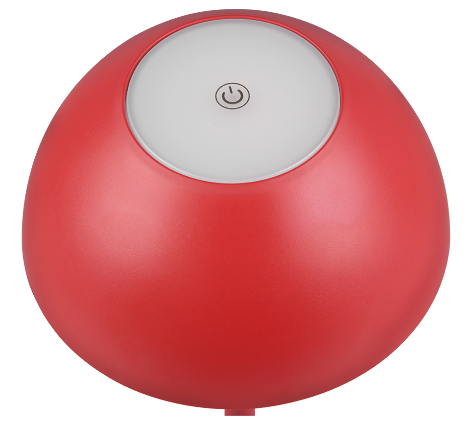 Välistingimustes kasutatav Ricardo LED laualamp punane laaditav - Image 9