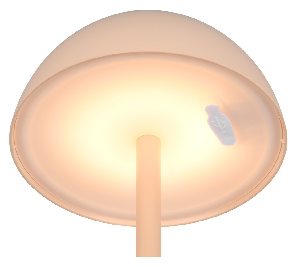 Välistingimustes kasutatav LED laualamp beež, laaditav - Image 2