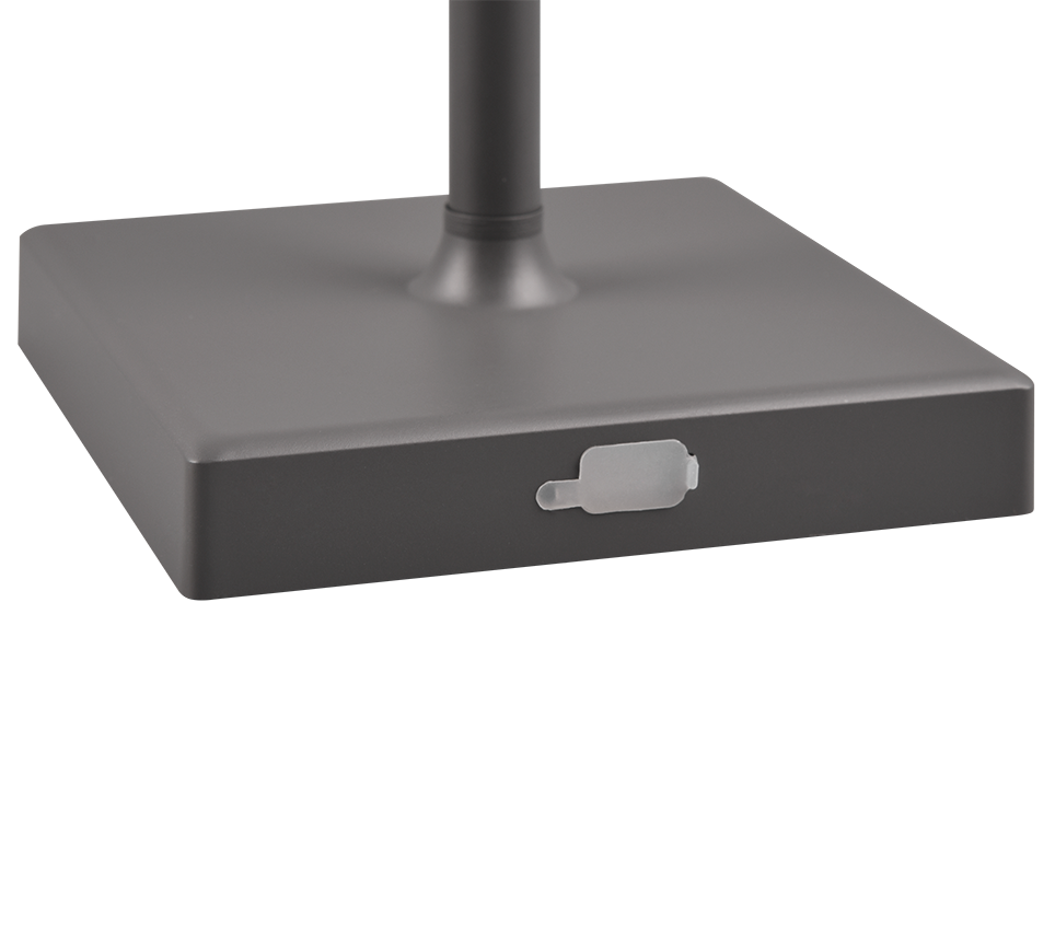 Välistingimustes kasutatav Sanchez LED laualamp antratsiit laaditav - Image 10