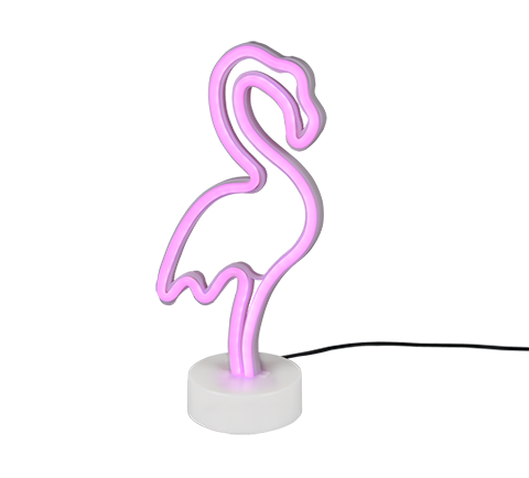 Flamingo LED laualamp valge