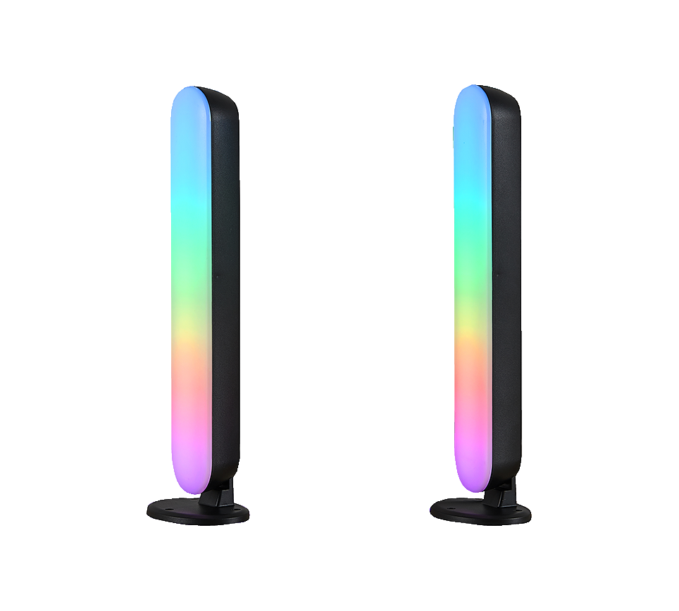 LED lauavalgusti 2 tk must RGB - Image 3