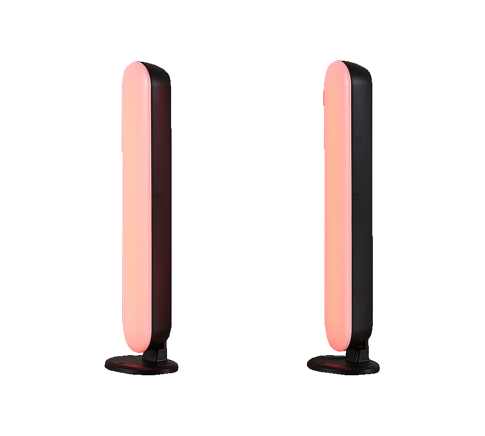 LED lauavalgusti 2 tk must RGB - Image 4