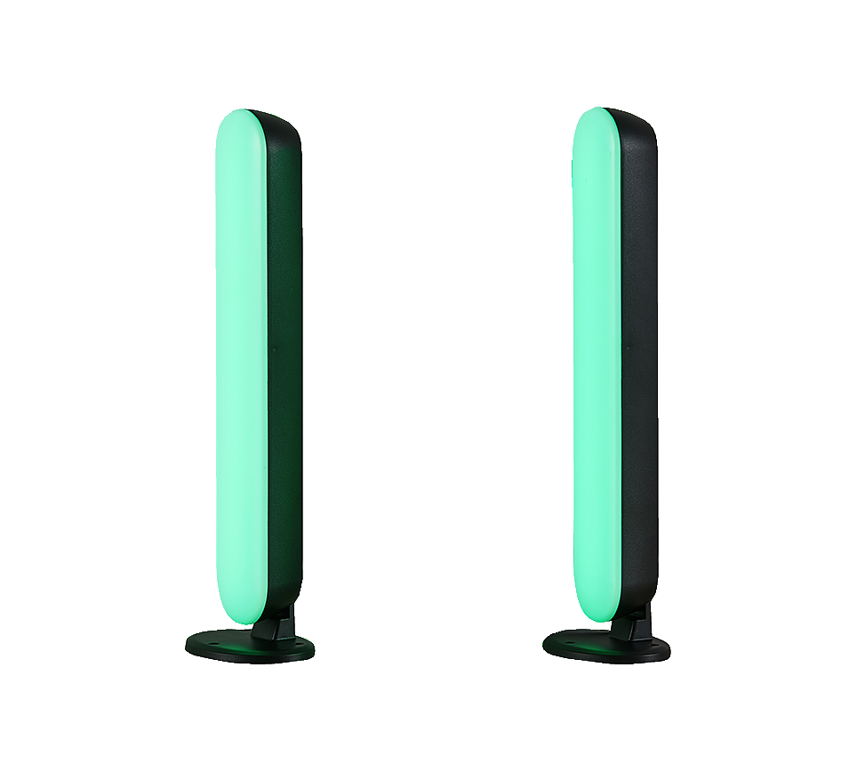 LED lauavalgusti 2 tk must RGB - Image 5