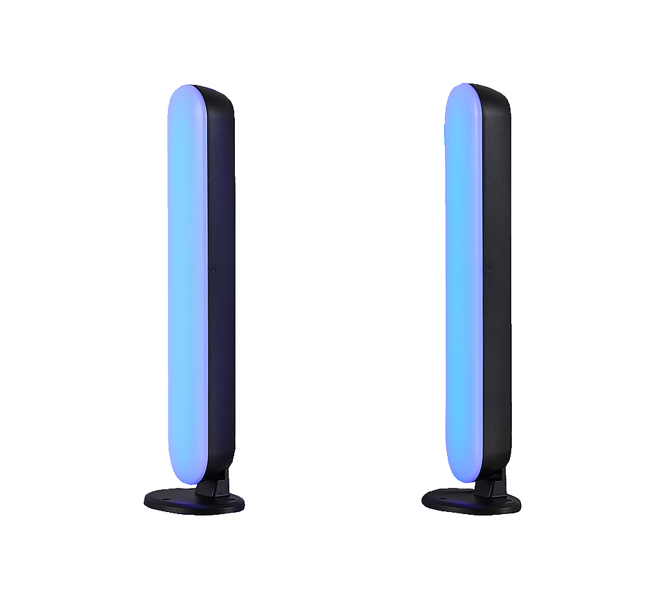 LED lauavalgusti 2 tk must RGB - Image 6