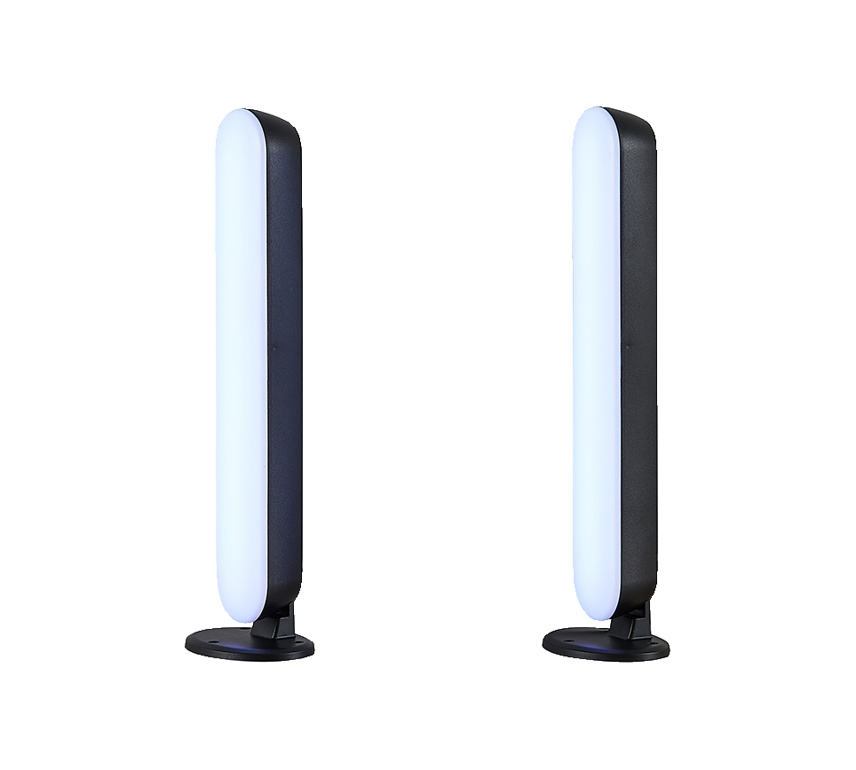 LED lauavalgusti 2 tk must RGB - Image 7