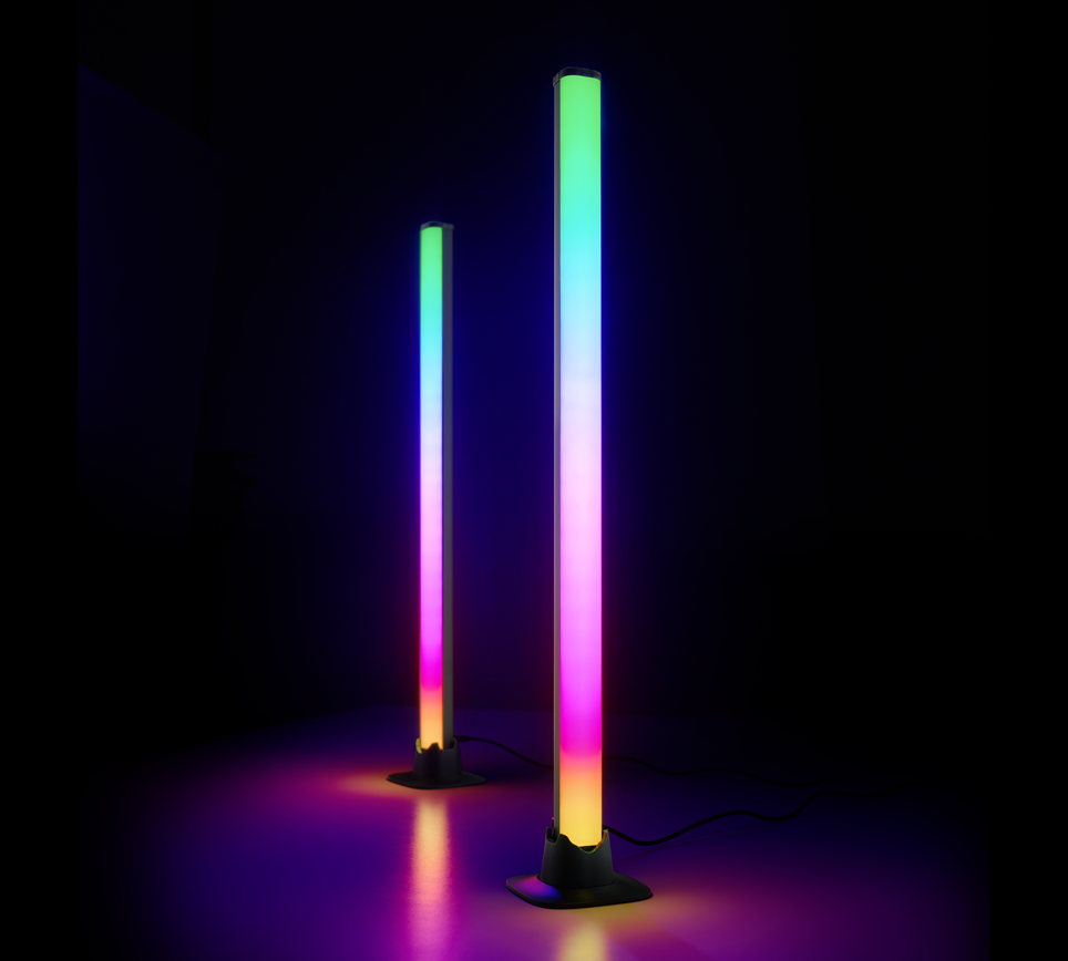 Boy LED laualamp 2 tk must RGB