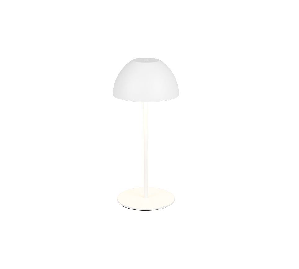 Ortiz LED laualamp matt valge laaditav