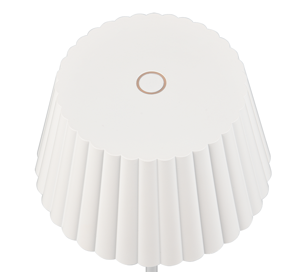 Välistingimustes kasutatav LED laualamp matt valge laaditav - Image 3