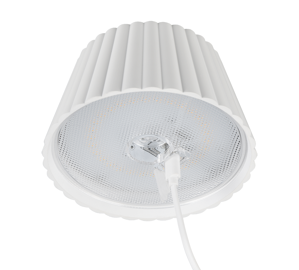 Välistingimustes kasutatav LED laualamp matt valge laaditav - Image 6