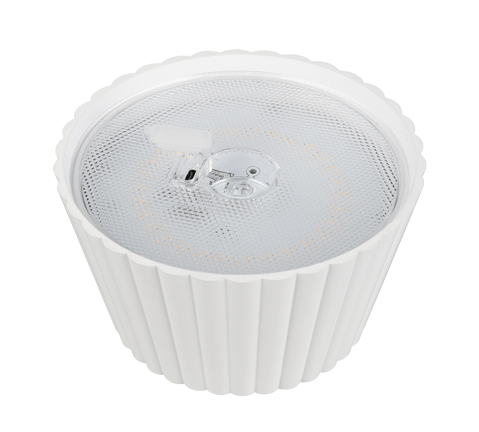 Välistingimustes kasutatav LED laualamp matt valge laaditav - Image 8