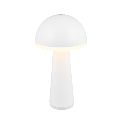 Fungo LED laualamp matt valge laaditav