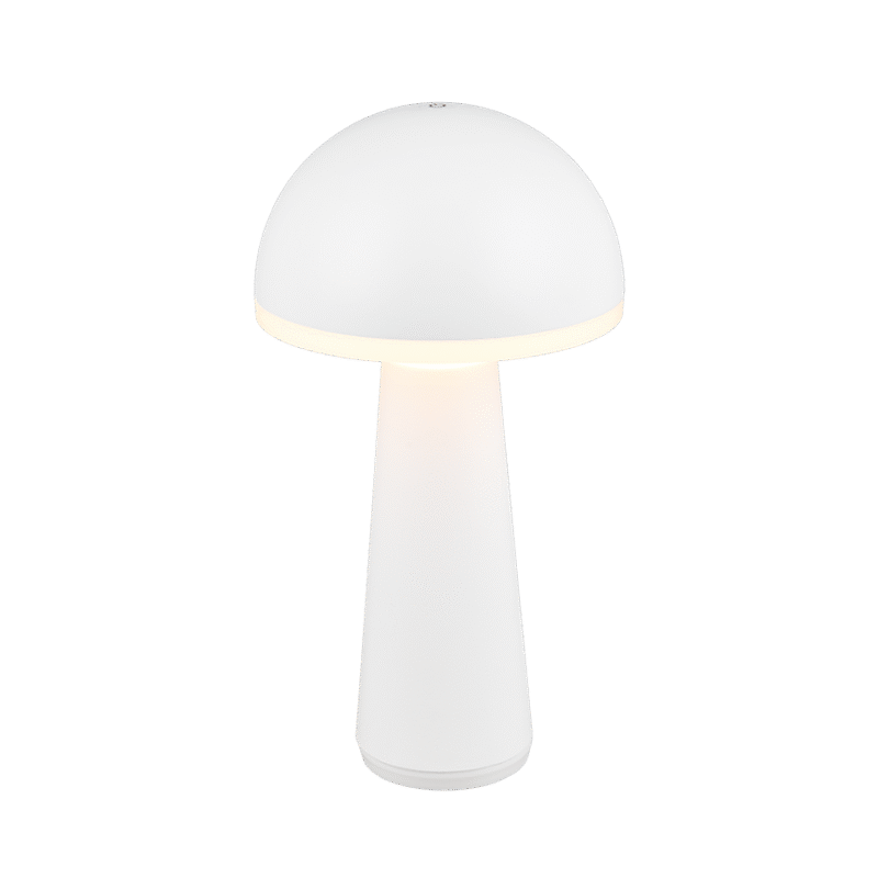 Fungo LED laualamp matt valge laaditav