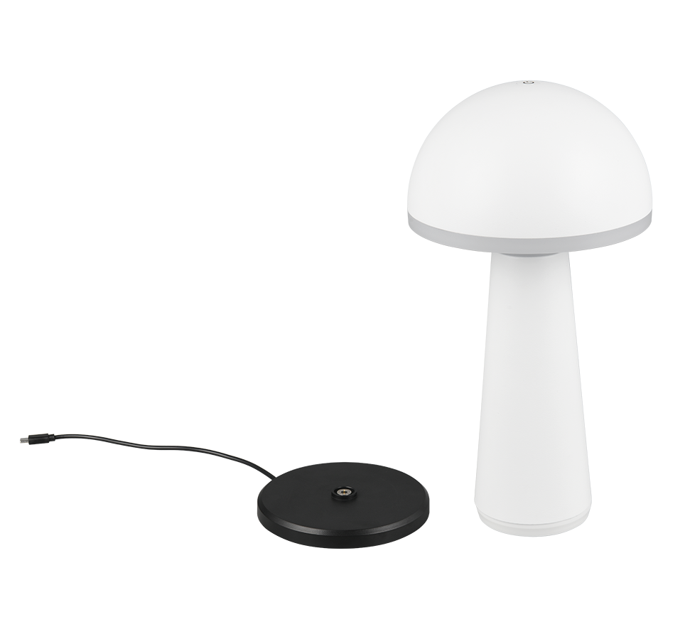 Fungo LED laualamp matt valge laaditav - Image 5