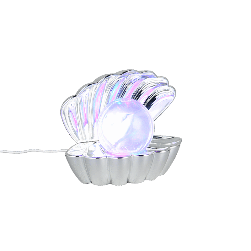 Hõbedane LED laualamp RGB laaditav