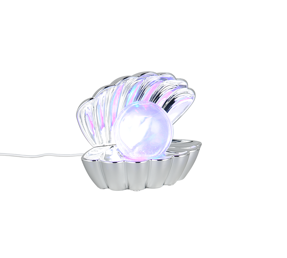 Hõbedane LED laualamp RGB laaditav