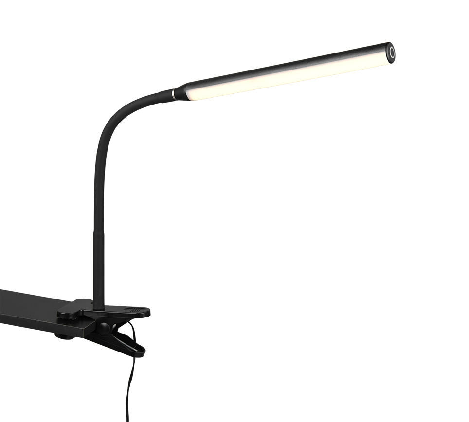 Nevada LED klambri laualamp must