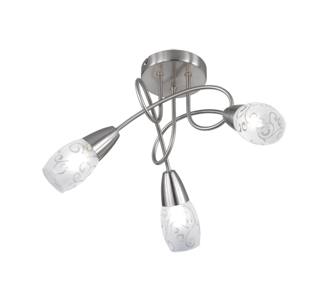 Laevalgusti Colmar 47 cm 3xE14 hõbedane