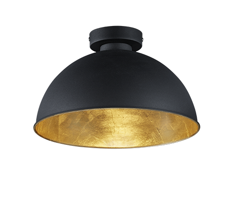 Laevalgusti E27 must/kuld