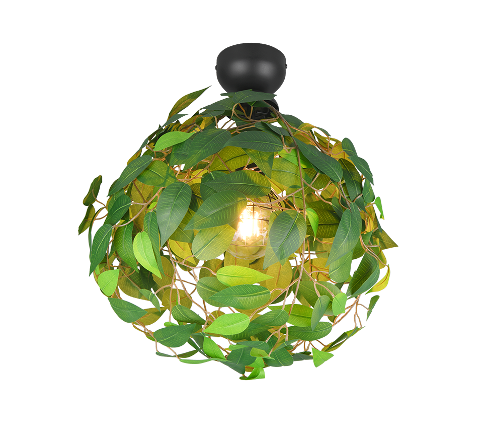 Laevalgusti 38 cm E27 roheline