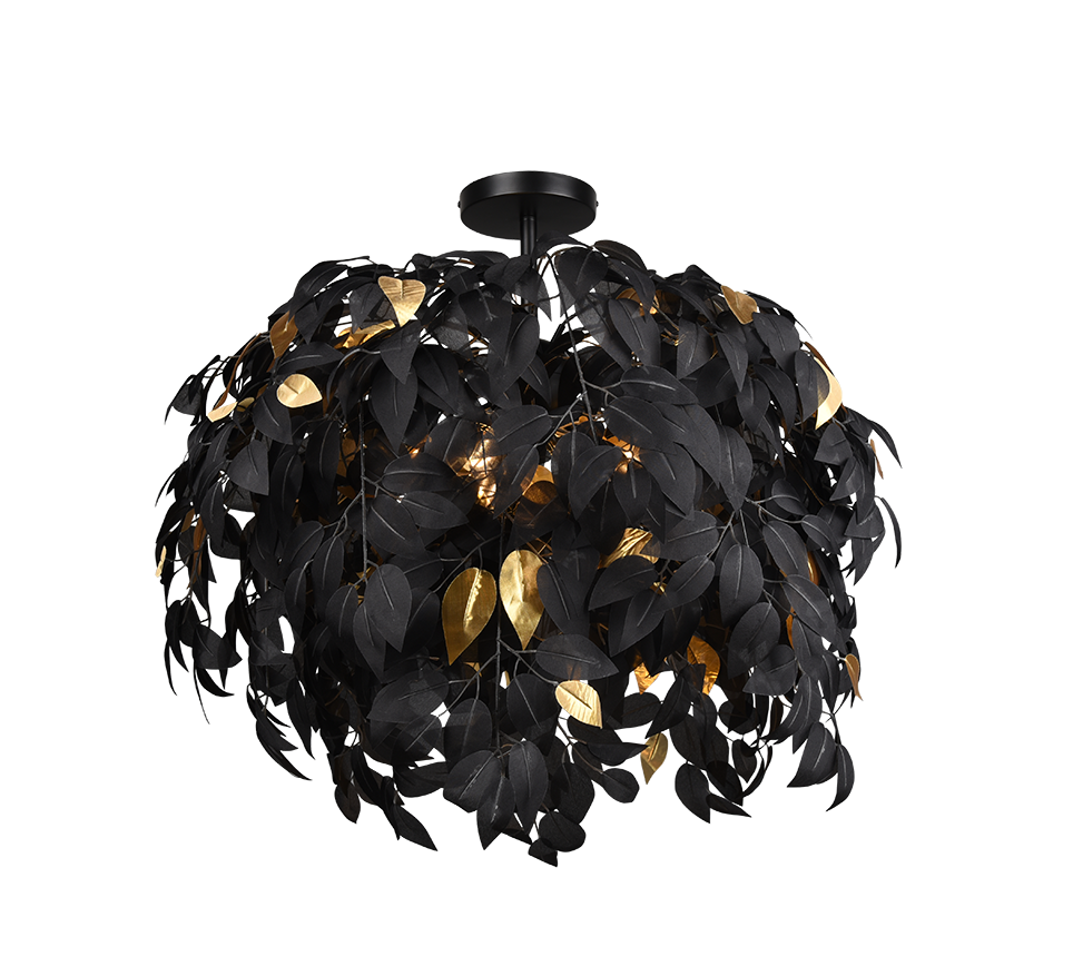 Laevalgusti 70 cm 3xE14 must