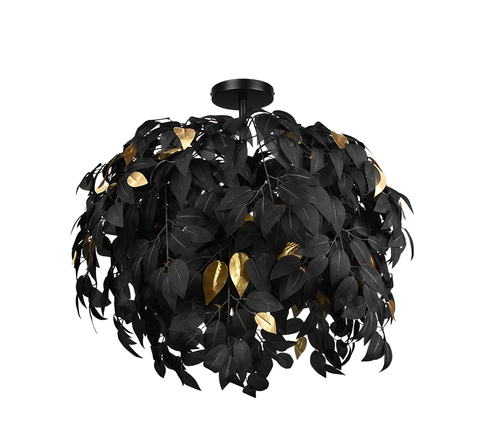 Laevalgusti 70 cm 3xE14 must - Image 2