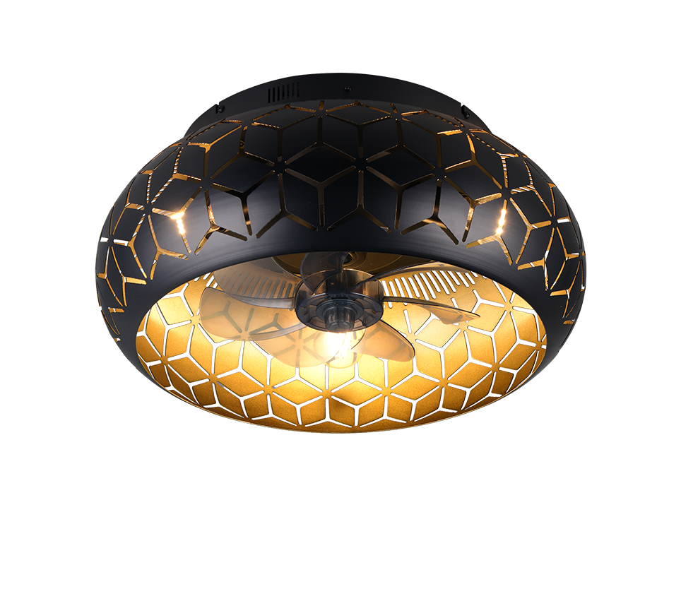 Laepuhur 3xE27 matt must/kuld