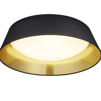 Must/kuldne LED laevalgusti 45 cm
