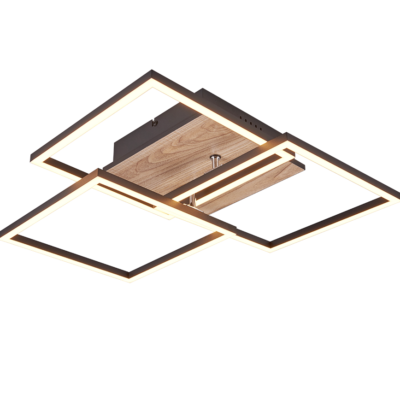 Mobiilne LED laevalgusti puu imitatsioon/matt must