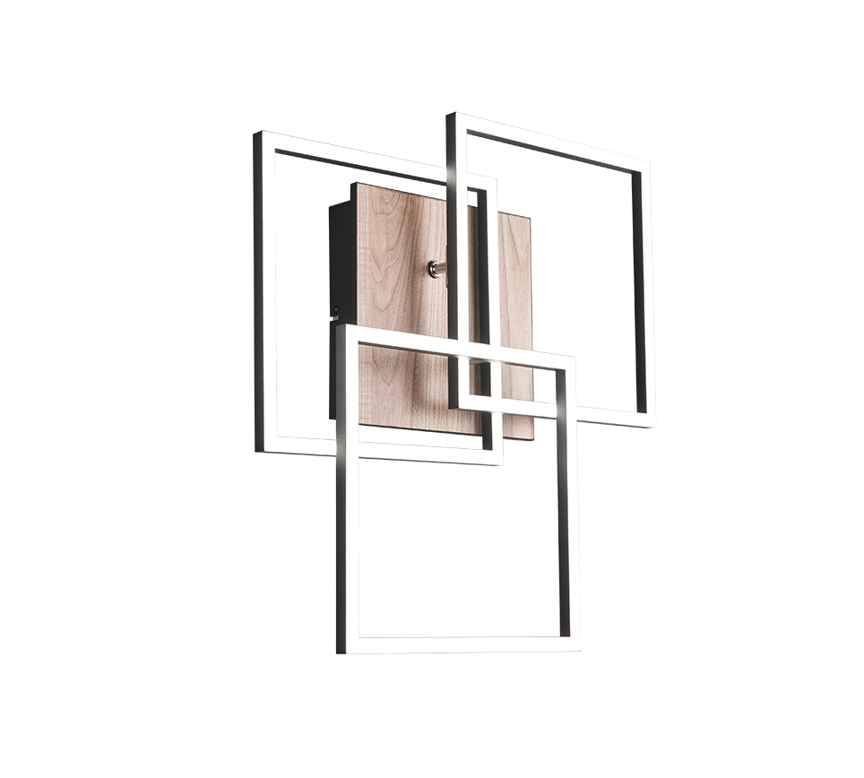 Mobiilne LED laevalgusti puu imitatsioon/matt must - Image 7