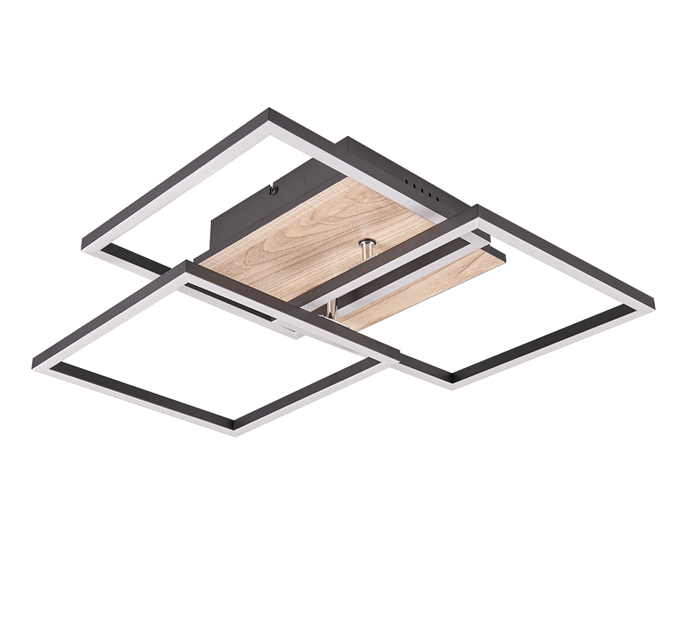 Mobiilne LED laevalgusti puu imitatsioon/matt must - Image 9