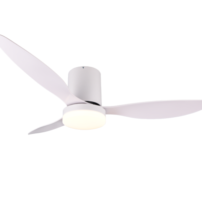 Göteborg LED ceiling fan matt white