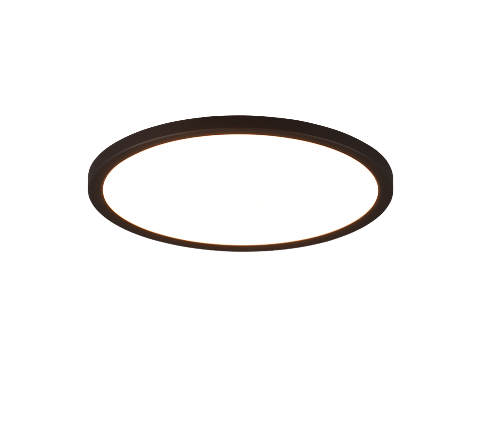 Laevalgusti Aureo LED 29 cm must RGB