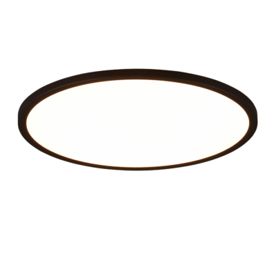 Laevalgusti 40 cm matt must RGB