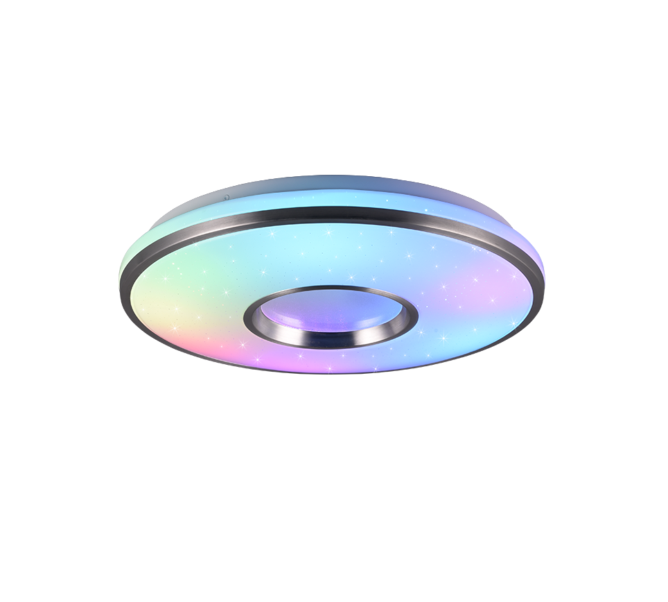 Laevalgusti LED 39 cm hõbedane RGBW