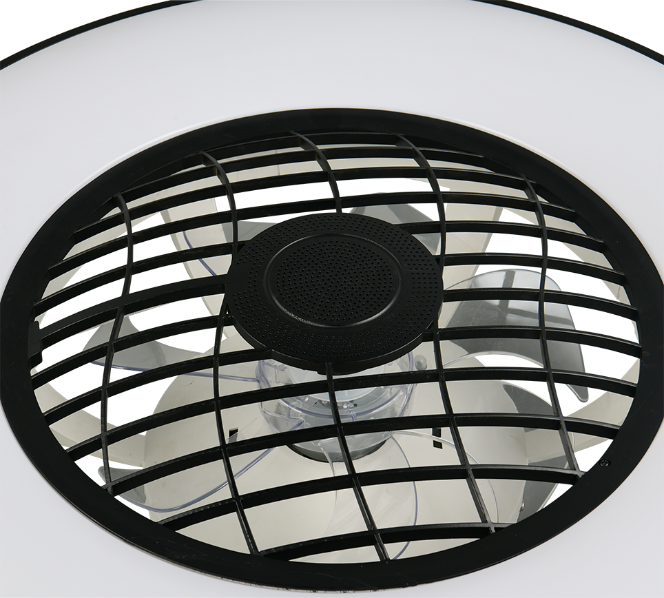 Linköping LED ceiling fan black RGB - Image 6