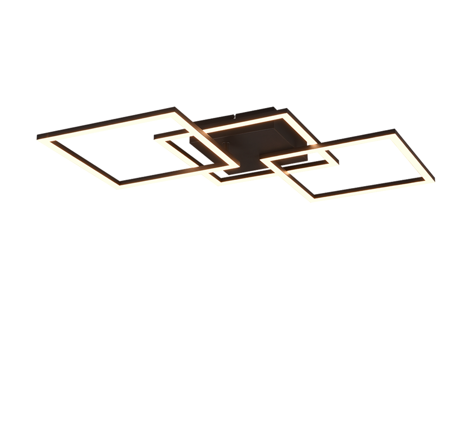 Trail LED laevalgusti 3 tk must matte