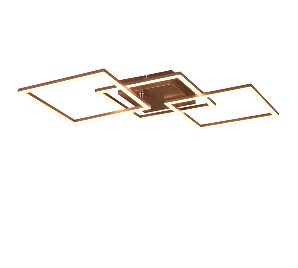 Trail LED laevalgusti 3 tk kohvi pruun