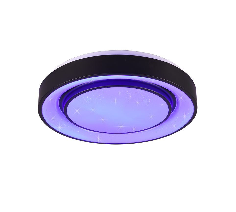 WiZ Mona LED laevalgusti matt must starlight RGBW - Image 5